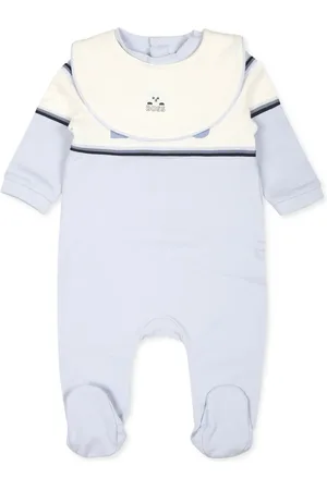 HUGO BOSS Logo print romper and bib
