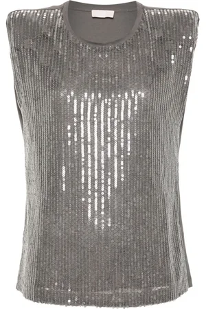 Liu Jo Sequinned tank top