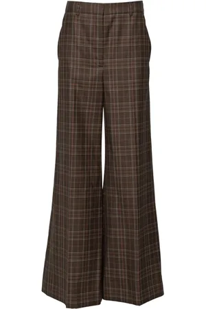 Stella McCartney Checked palazzo pants