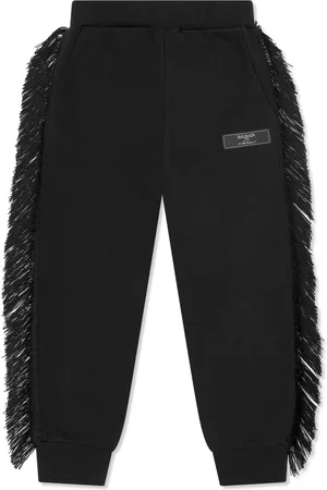 Balmain Fringe-detailing joggers