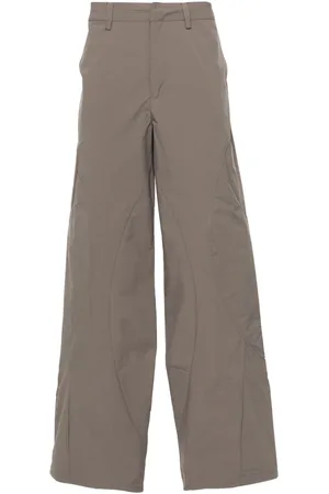 HELIOT EMIL Straight-leg padded trousers