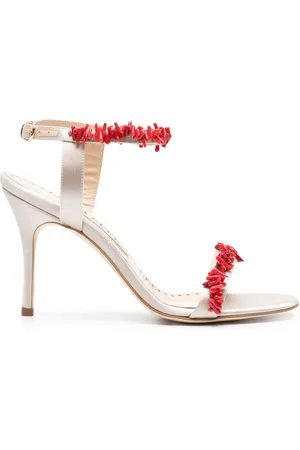 Manolo Blahnik Cienzan 90mm satin sandals