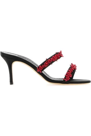 Manolo Blahnik 70mm Clorettenu mules