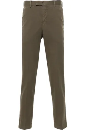 PT Torino Mid-rise tailored trousers