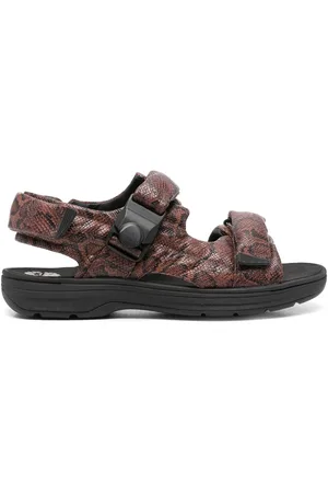 MARTINE ROSE X Clarks snakeskin-print sandals