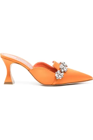 Manolo Blahnik 75mm Permu mules