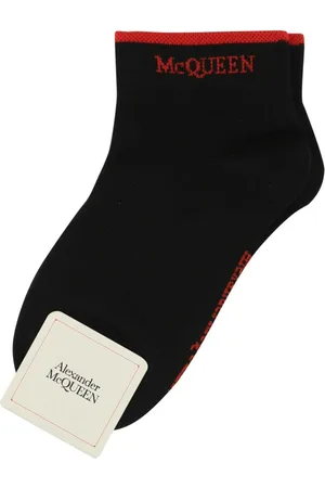 Alexander McQueen Embroidered-logo socks