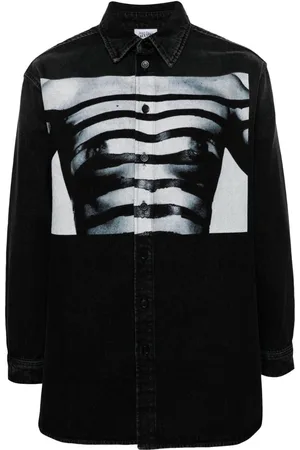 Jean Paul Gaultier Body Mariniere-print shirt