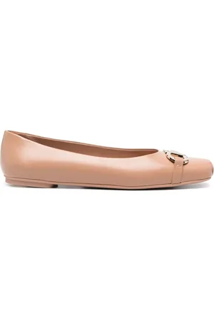 Salvatore Ferragamo Gancini-buckle ballerina shoes
