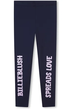 Billieblush Logo-lettering leggings
