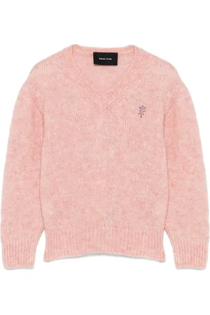 Simone Rocha Cropped V-neck sweater