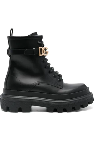 Dolce & Gabbana Logo-buckle boots