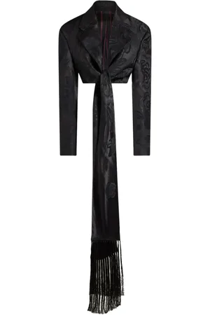 Etro Jacquard cropped jacket