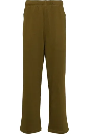 A Bathing Ape Logo-patch straight track pants