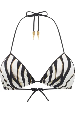Roberto Cavalli Ray of -print bikini top