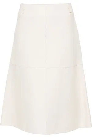 Totême Double leather skirt