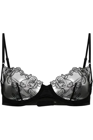 Kiki de Montparnasse La Rose lace demi bra