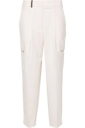 PESERICO SIGN Bead-embellished cargo pants