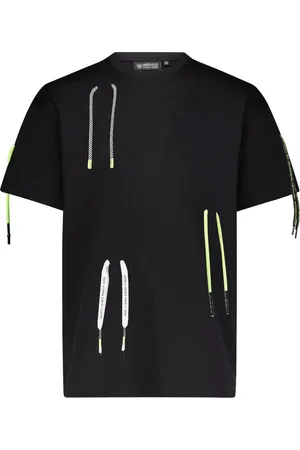 MOSTLY HEARD RARELY SEEN Drawstring-embellished cotton T-shirt