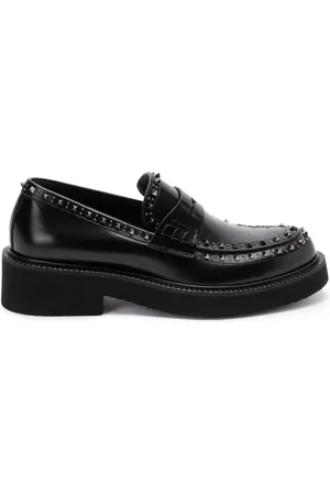 VALENTINO GARAVANI Rockstud leather loafers