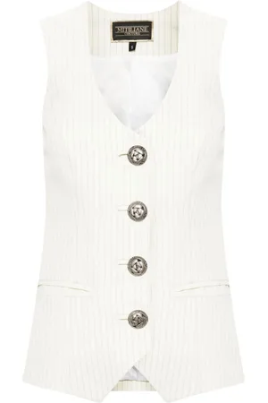MITILIANE COUTURE Pinstriped vest
