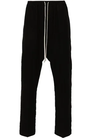 Rick Owens Drawstring-waist long trousers