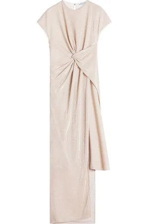 Lanvin Twist-detailing midi dress