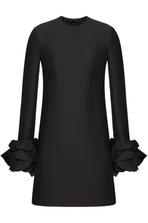 VALENTINO GARAVANI Ruffle-cuffs mini dress
