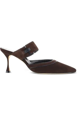 Manolo Blahnik 70mm Brontiamusa Rial mules