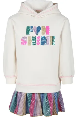 Billieblush Sequin-embellished hooded dress