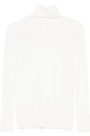 ERMANNO SCERVINO Lace-detail wool sweater