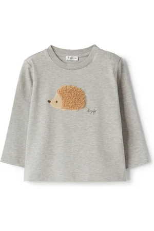 Il gufo Hedgehog-motif cotton T-shirt