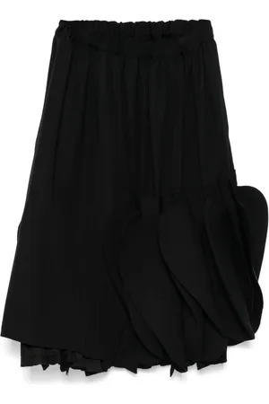 Comme des Garçons Draped midi skirt