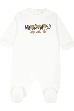 Moschino Teddy bear-print cotton pajamas