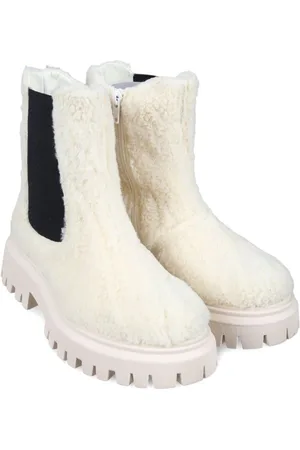 Marni Faux-shearling ankle boots