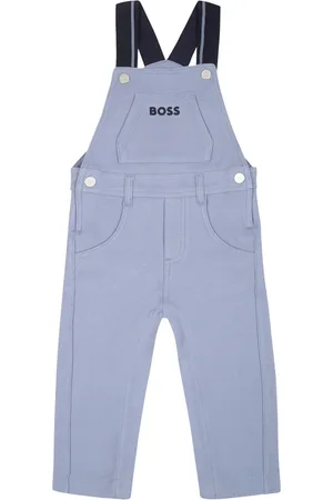 HUGO BOSS Logo-embroidered dungaree
