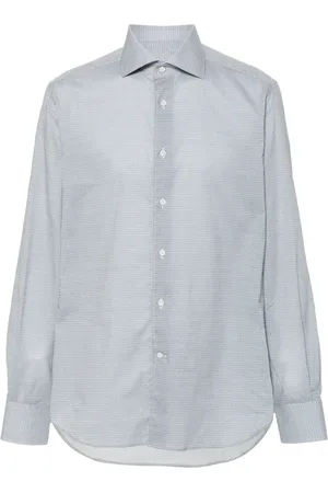 corneliani Geometric-pattern shirt