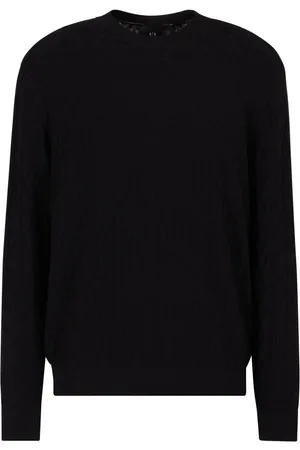 Armani Exchange Monogram-jacquard jumper