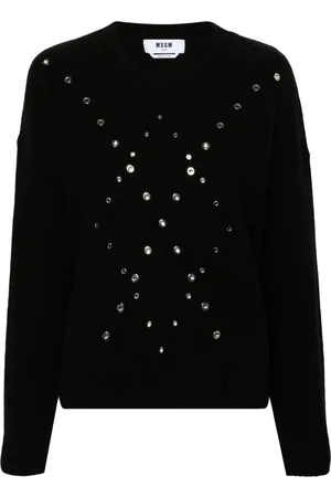 Msgm Stud-embellishment sweater