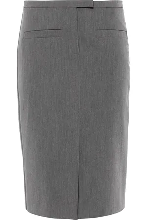 Patrizia Pepe Logo-plaque midi skirt