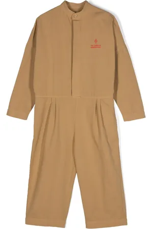 The Animals Observatory Grasshopper logo-embroidered jumpsuit