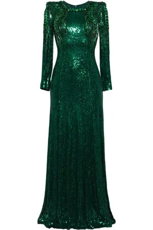 Jenny Packham Paloma sequin-embellished gown