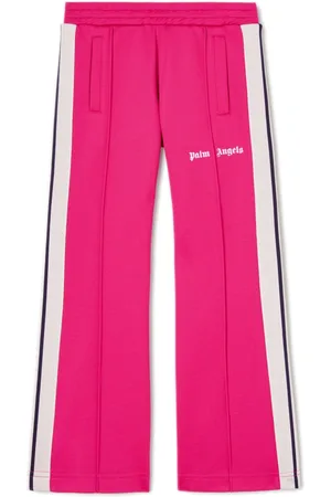 Palm Angels Logo-print flared track pants