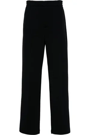 Emporio Armani Raised-seam jersey track pants