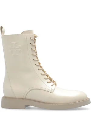 Tory Burch Logo-embossed leather boots