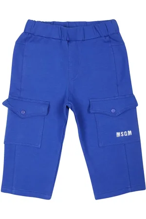 Msgm Embroidered-logo trousers