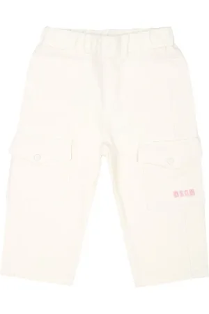 Msgm Logo-embroidered trousers