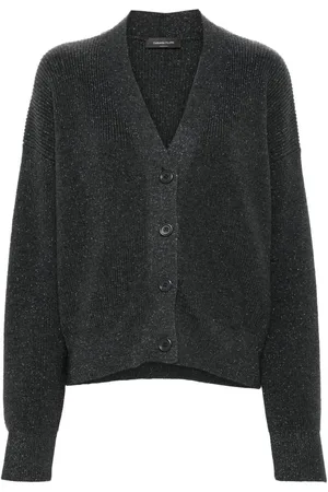 Fabiana Filippi Lurex-detail cardigan