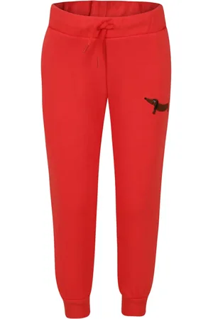 Mini Rodini Dog-embroidered track pants