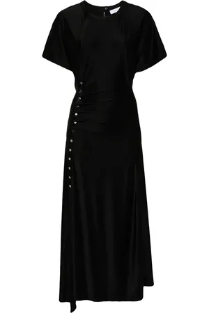 Paco rabanne Drapé Pression midi dress
